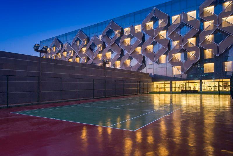 Crowne Plaza Riyadh - Rdc Hotel & Convention By Ihg Exterior foto The sports hall